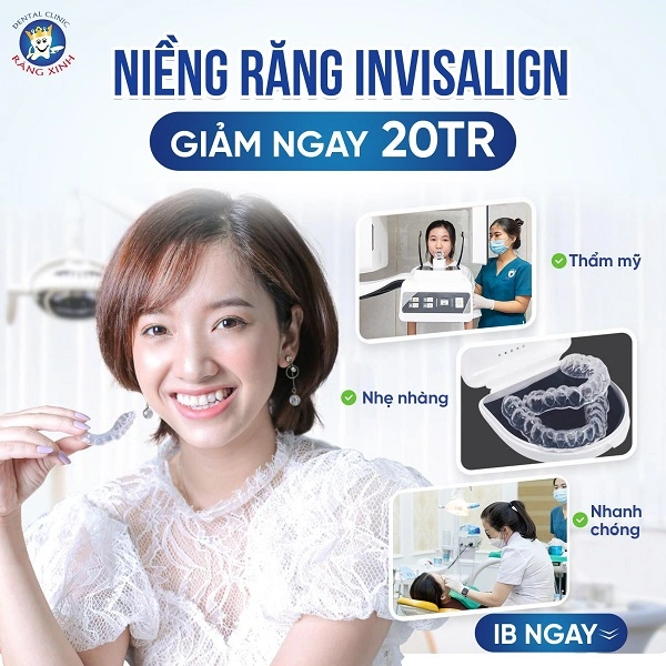 Niềng răng trong suốt (Invisalign) được xem là bước tiến vượt bậc trong lĩnh vực chỉnh nha, được nhiều khách hàng lựa chọn bởi tính thẩm mỹ và sự tiện lợi