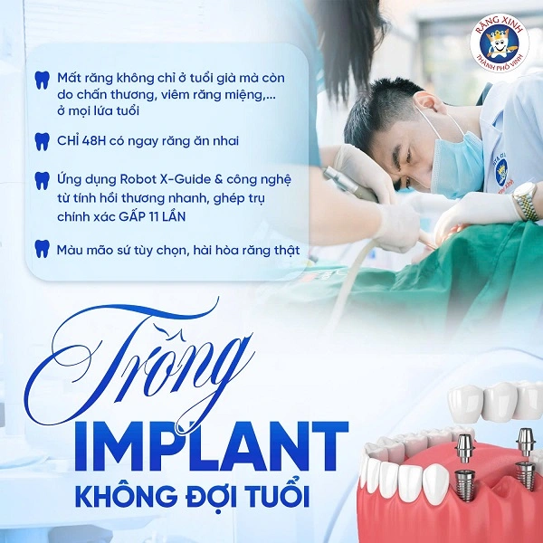Trồng răng implant là là lựa chọn tối ưu cho những ai bị mất răng và mong muốn khôi phục lại nụ cười cùng khả năng ăn nhai tự nhiên