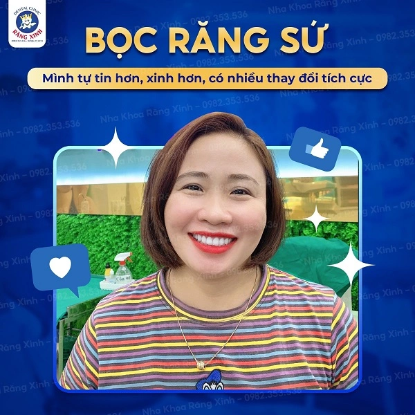 Nha khoa Răng Xinh – Địa chỉ bọc răng sứ uy tín Nghệ An được nhiều khách hàng tin tưởng lựa chọn
