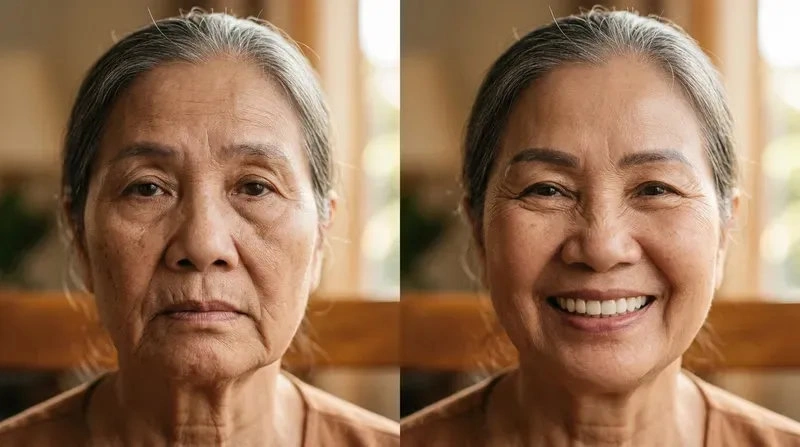 Nỗi khổ mất răng ở người già & Giải pháp trồng răng Implant toàn hàm